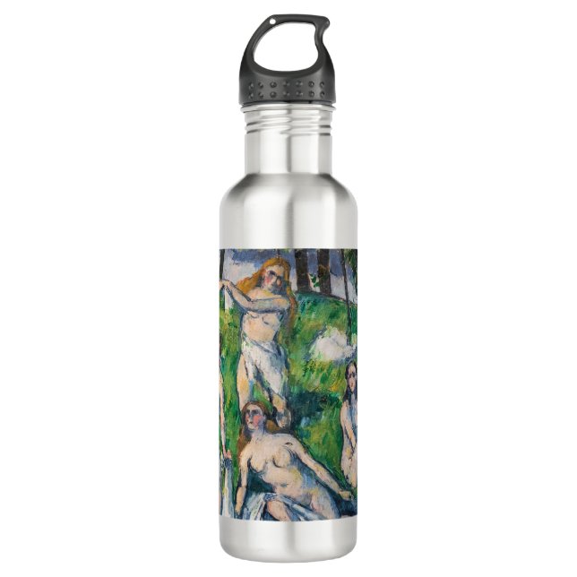 Paul Cezanne - Four Bathers Stainless Steel Water Bottle (Front)