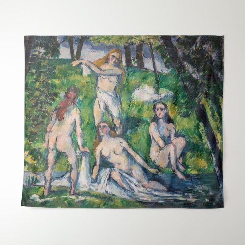 Paul Cezanne _ Four Bathers Tapestry