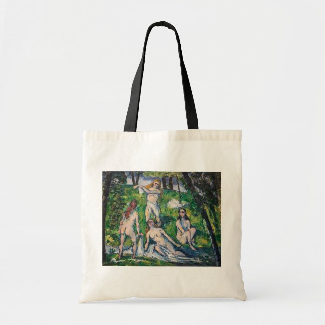 Paul Cezanne - Four Bathers Tote Bag (Front)
