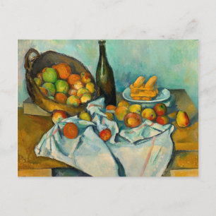 Paul Cezanne French Painting Basket of Apples Postcard