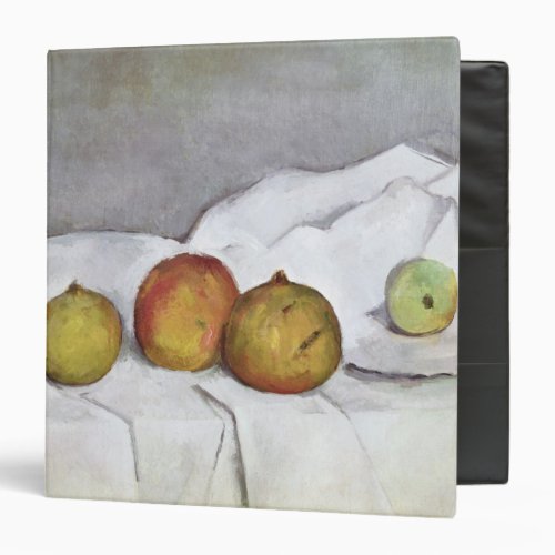 Paul Cezanne  Fruit on a Cloth c1890 3 Ring Binder