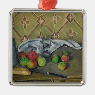 Paul Cezanne Fruit, Serviette and Milk Jug, c.18 Metal Ornament