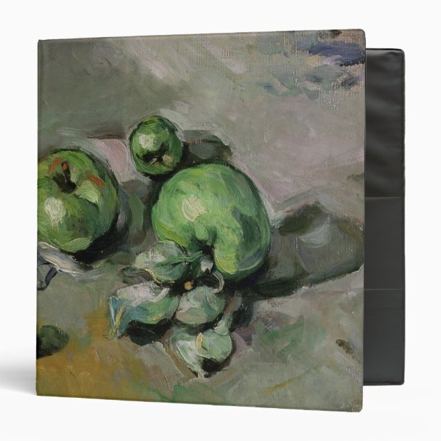 Paul Cezanne | Green Apples, c.1872-73 3 Ring Binder (Front/Inside)