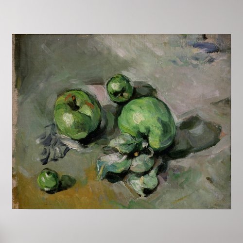 Paul Cezanne  Green Apples c1872_73 Poster