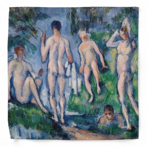 Paul Cezanne _ Group of Bathers Bandana