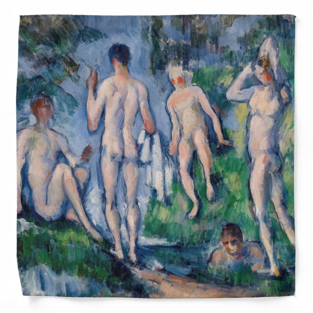 Paul Cezanne - Group of Bathers Bandana (Front)