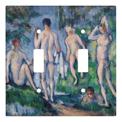 Paul Cezanne _ Group of Bathers Light Switch Cover