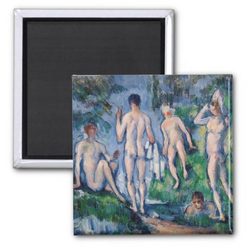 Paul Cezanne _ Group of Bathers Magnet