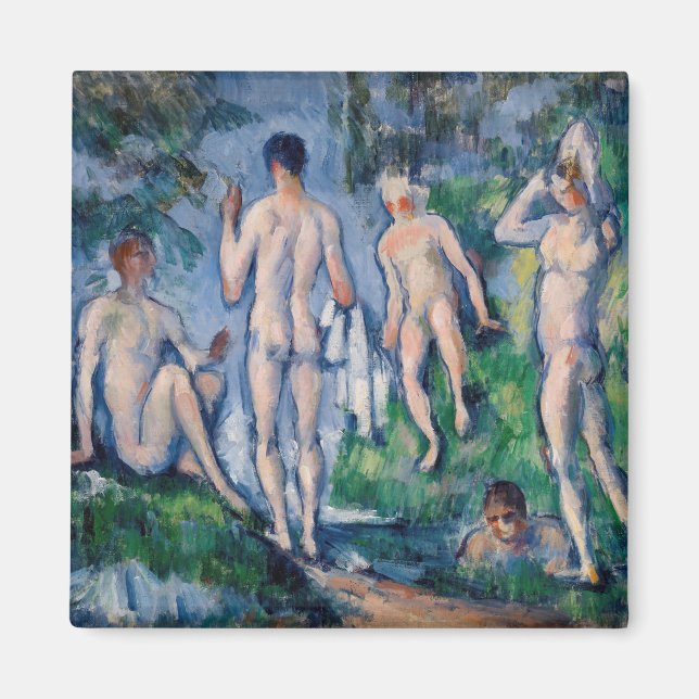 Paul Cezanne - Group of Bathers Magnet (Front)