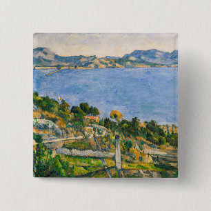 Paul Cezanne - Gulf of Marseille seen from Estaque Button
