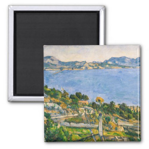 Paul Cezanne _ Gulf of Marseille seen from Estaque Magnet