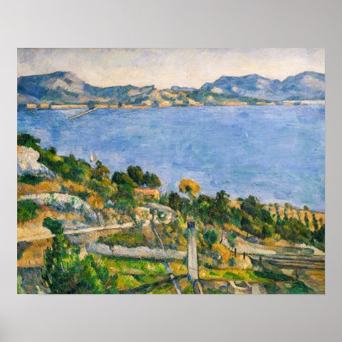 Paul Cezanne _ Gulf of Marseille seen from Estaque Poster