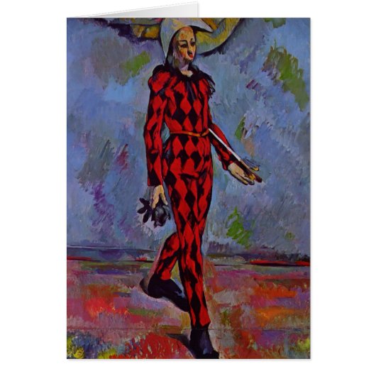 Paul Cezanne- Harlequin Cards (Front)