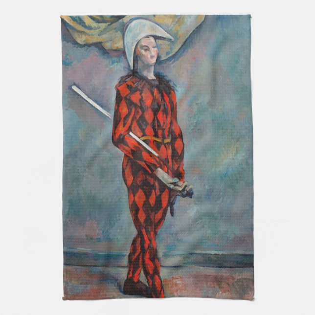 Paul Cezanne - Harlequin Kitchen Towel (Vertical)