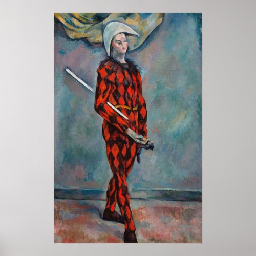 Paul Cezanne _ Harlequin Poster