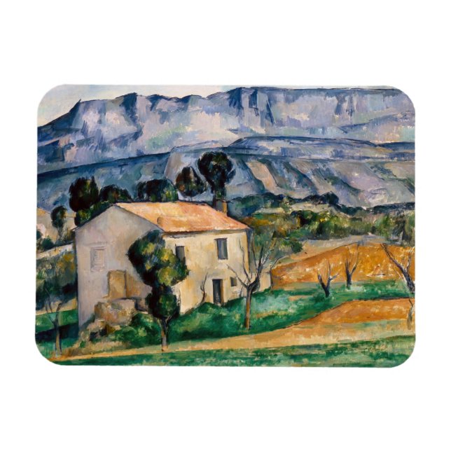 Paul Cezanne - House in Provence Magnet (Horizontal)