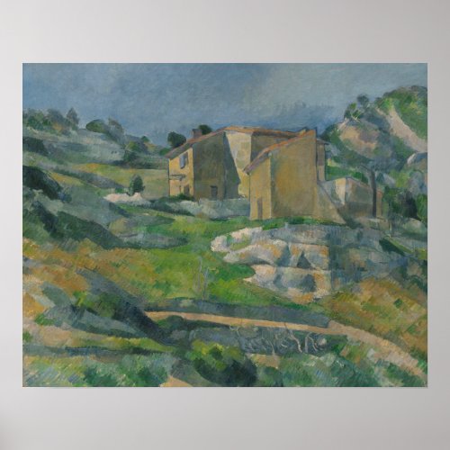 Paul Cezanne _ Houses in Provence Poster