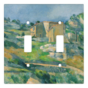 Paul Cezanne - Houses in Provence, Riaux Valley Light Switch Cover