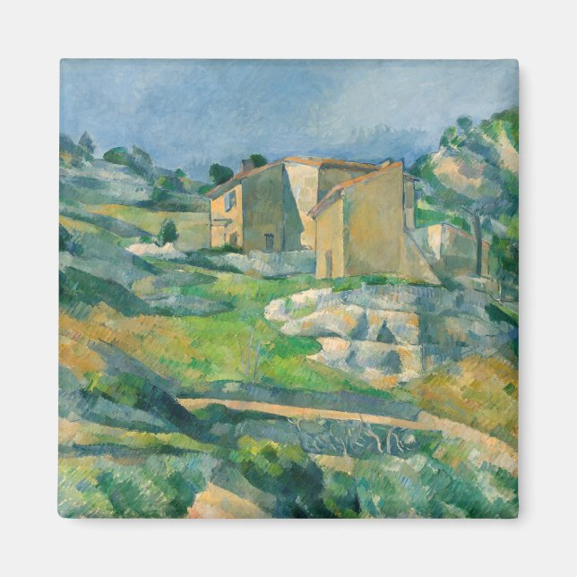 Paul Cezanne - Houses in Provence, Riaux Valley Magnet (Front)
