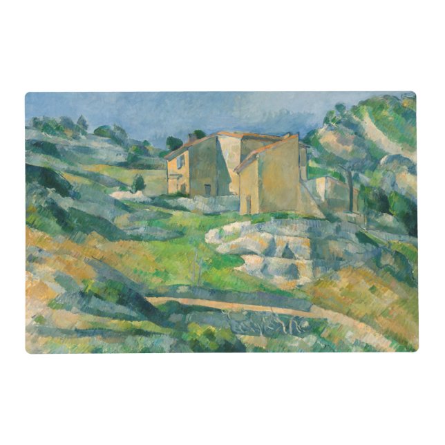 Paul Cezanne - Houses in Provence, Riaux Valley Placemat (Front)