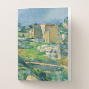 Paul Cezanne - Houses in Provence, Riaux Valley Pocket Folder