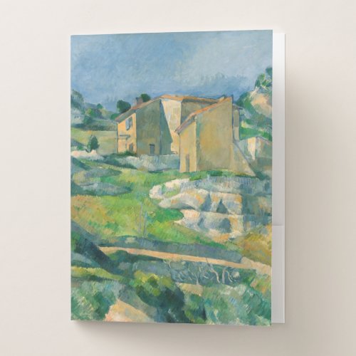 Paul Cezanne _ Houses in Provence Riaux Valley Pocket Folder