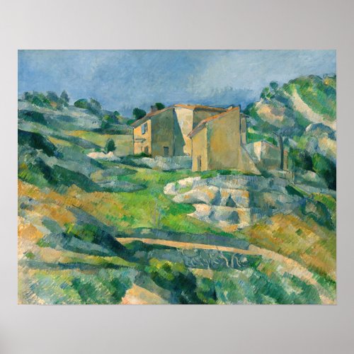 Paul Cezanne _ Houses in Provence Riaux Valley Poster