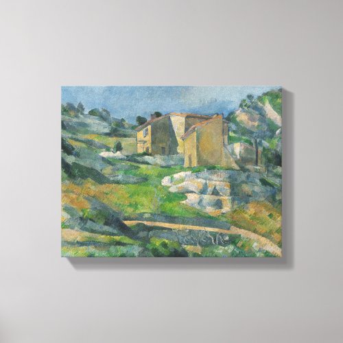 Paul Cezanne  Houses in the Provence The Riaux V Canvas Print