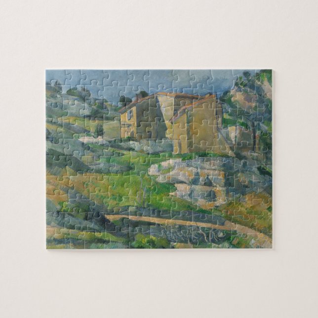 Paul Cezanne | Houses in the Provence: The Riaux V Jigsaw Puzzle (Horizontal)