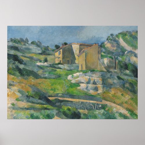 Paul Cezanne  Houses in the Provence The Riaux V Poster
