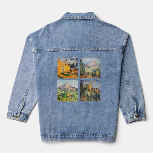 Paul Cezanne _ Landscape Masterpieces Selection Denim Jacket