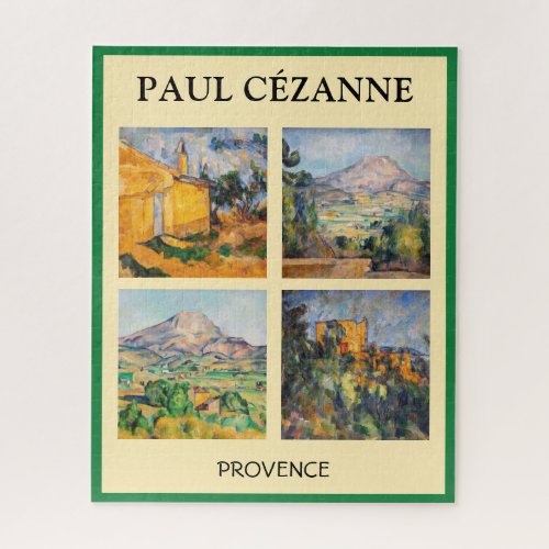 Paul Cezanne _ Landscape Masterpieces Selection Jigsaw Puzzle