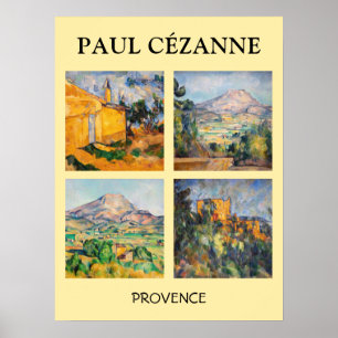 Paul Cezanne - Landscape Masterpieces Selection Poster