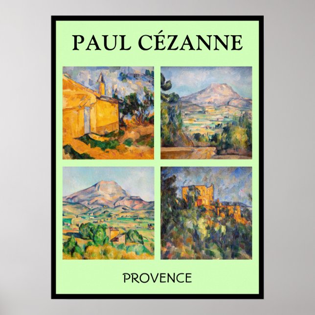Paul Cezanne - Landscape Masterpieces Selection Poster (Front)