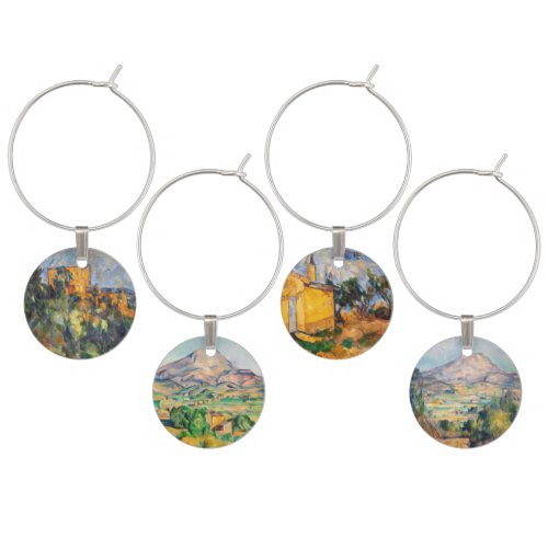 Paul Cezanne _ Landscape Masterpieces Selection Wine Charm