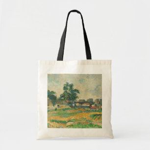 Paul Cezanne   Landscape near Paris, c. 1876 (oil  Tote Bag