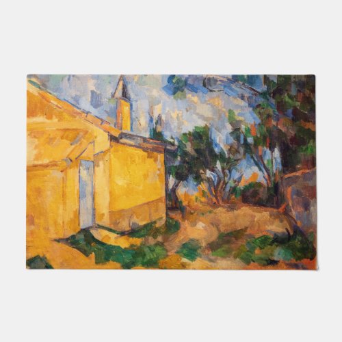 Paul Cezanne _ Le Cabanon de Jourdan Doormat