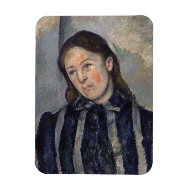 Paul Cezanne - Madame Cezanne with Loosened Hair Magnet (Vertical)