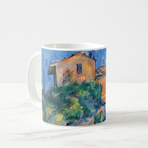 Paul Cezanne Maison Maria with a View of Chateau  Coffee Mug