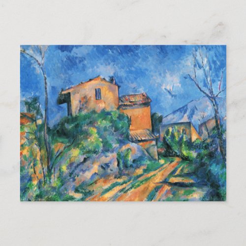 Paul Cezanne Maison Maria with a View of Chateau Postcard