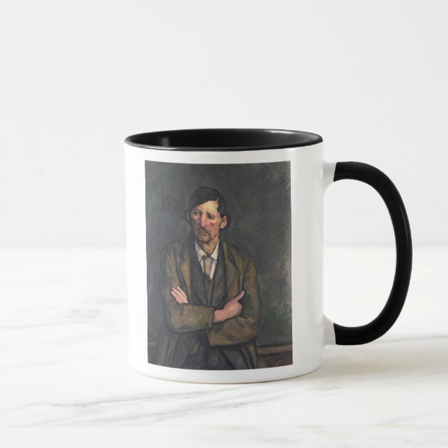 Paul Cezanne | Man with Crossed Arms, c.1899 Mug (Right)