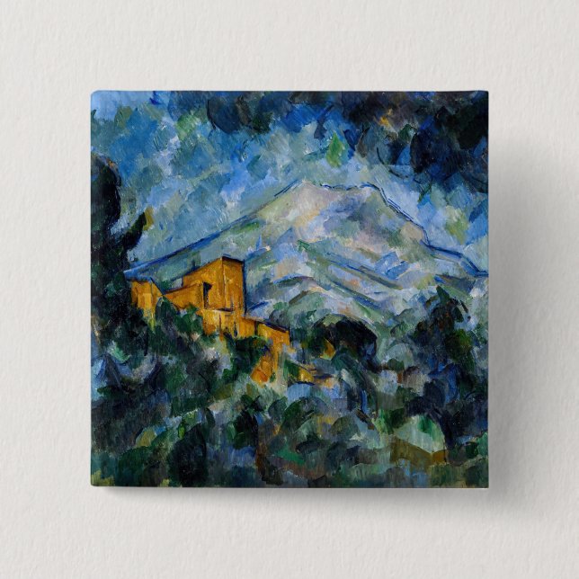 Paul Cezanne - Mont Saint-Victoire & Chateau Noir Button (Front)