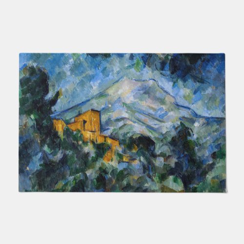 Paul Cezanne _ Mont Saint_Victoire  Chateau Noir Doormat