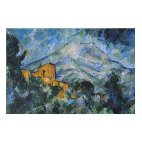 Paul Cezanne _ Mont Saint_Victoire  Chateau Noir Faux Canvas Print