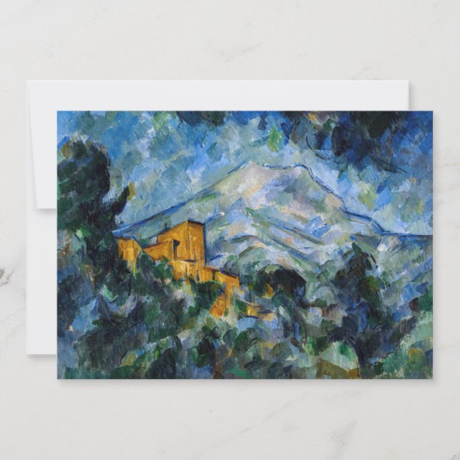 Paul Cezanne - Mont Saint-Victoire & Chateau Noir Invitation (Front)
