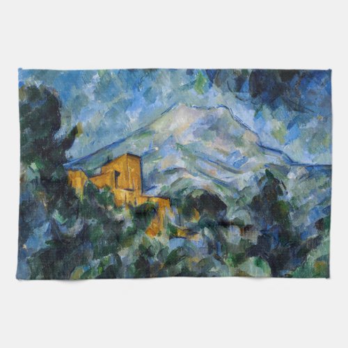 Paul Cezanne _ Mont Saint_Victoire  Chateau Noir Kitchen Towel