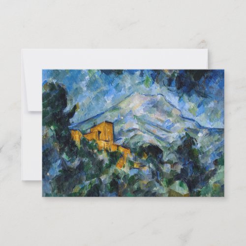 Paul Cezanne _ Mont Saint_Victoire  Chateau Noir Thank You Card