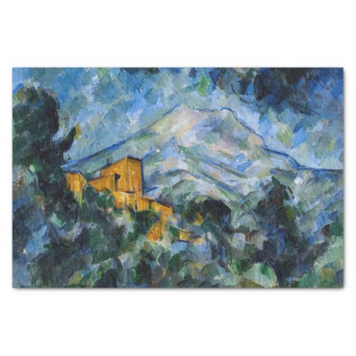 Paul Cezanne _ Mont Saint_Victoire  Chateau Noir Tissue Paper