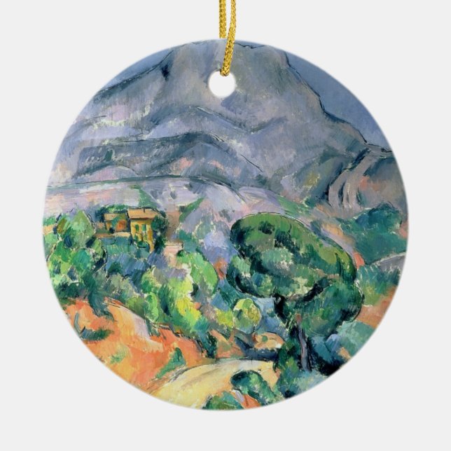 Paul Cezanne | Mont Sainte-Victoire, 1900 Ceramic Ornament (Front)