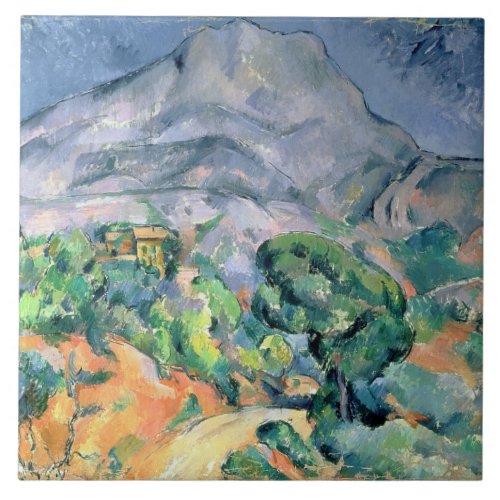 Paul Cezanne  Mont Sainte_Victoire 1900 Ceramic Tile